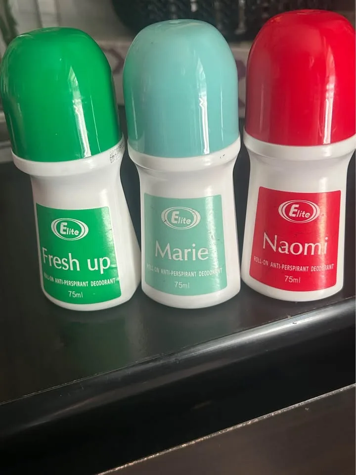 Elite Roll-On Deodorants – Variety Pack (Naomi, Fresh Up, Marie) image indicator(2)