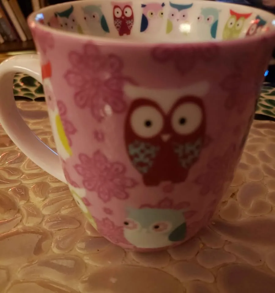 Owls Brand Coffee Mug - Pink image indicator(3)