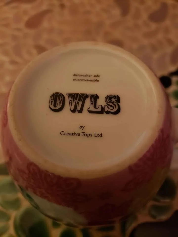 Owls Brand Coffee Mug - Pink image indicator(4)