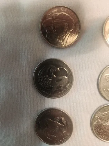 Canadian Conmemorative Quarters Lot 32 Coins image indicator(7)