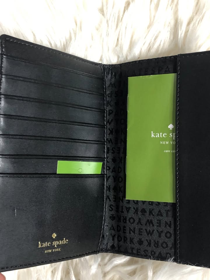kate spade Grove Street Imogene Passport Holder - Black OBO - photo 5