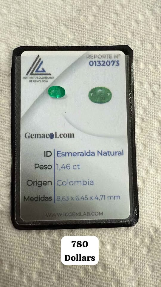 Esmeralds and gold