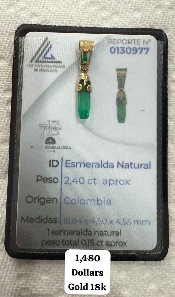Esmeralds and gold - photo 4