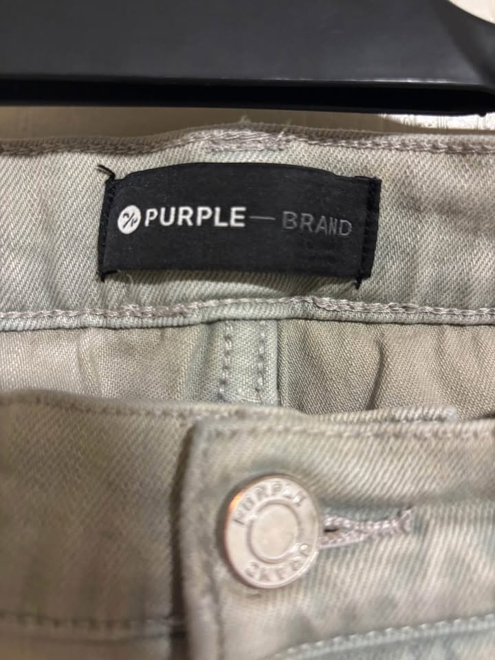 Authentic Light gray purple brand jeans - photo 4
