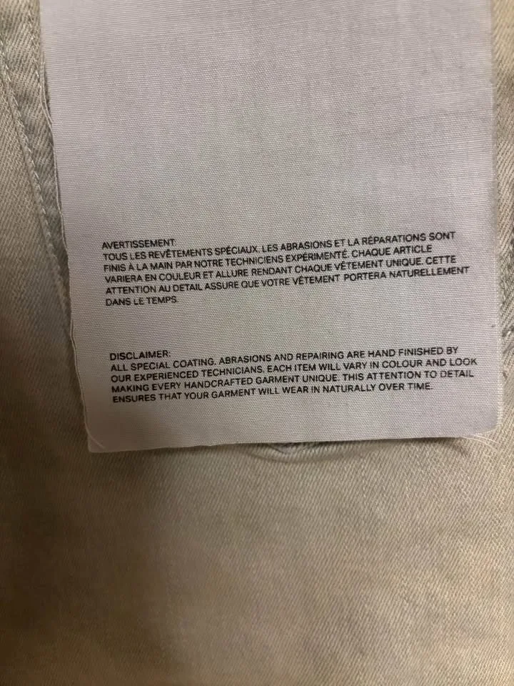 Authentic Light gray purple brand jeans image indicator(5)