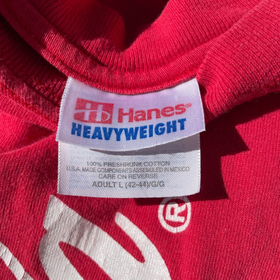 90s Hanes men’s baggy coca cola graphic red t shirt 👕 🥤 - photo 3