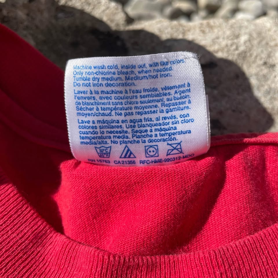 90s Hanes men’s baggy coca cola graphic red t shirt 👕 🥤 - photo 5