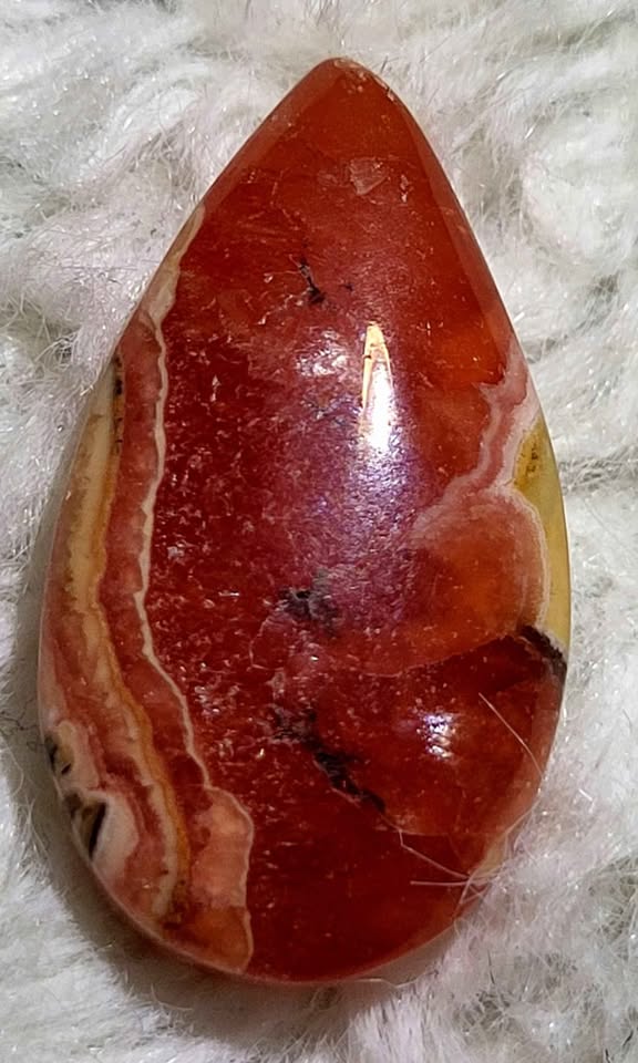 Rhodochrosite crystal Cabochon - photo 2