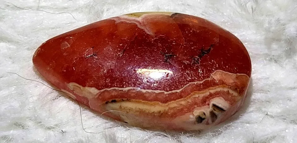 Rhodochrosite crystal Cabochon image indicator(3)