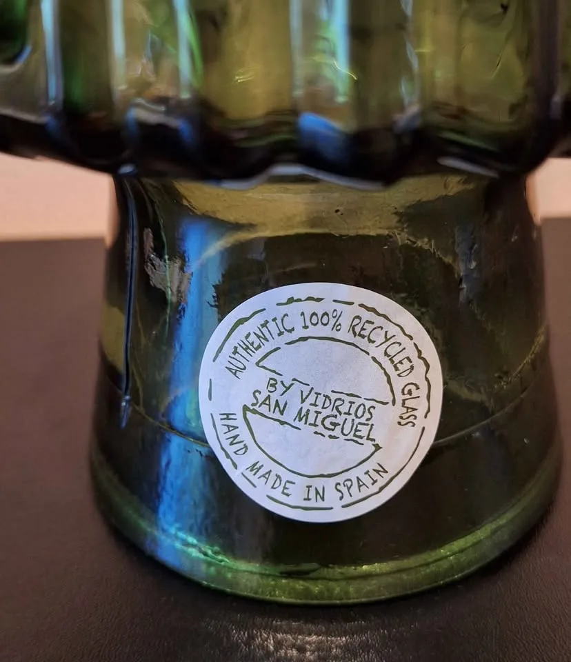 Vidrios San Miguel Green Glass Christmas Tree image indicator(10)