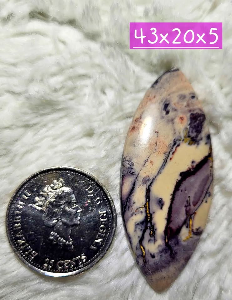 Porcelain Jasper Crystal Cabochon