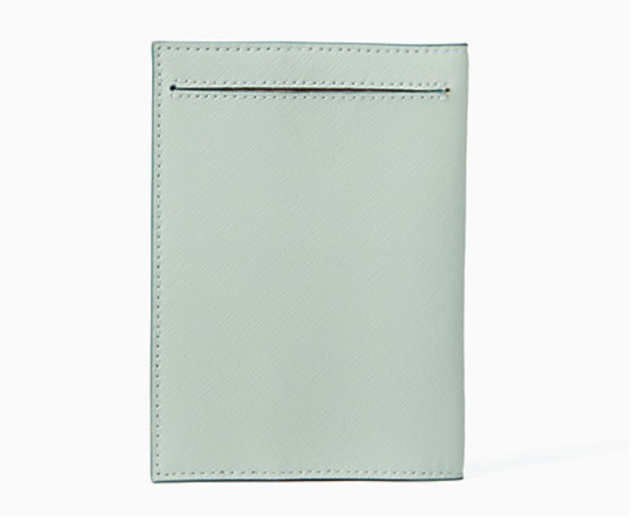 kate spade laurel way passport holder - Green OBO - photo 4