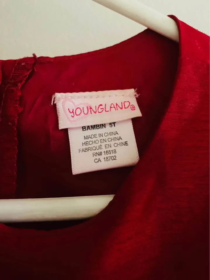 Beautiful girls dress fits 4-5 years old image indicator(8)