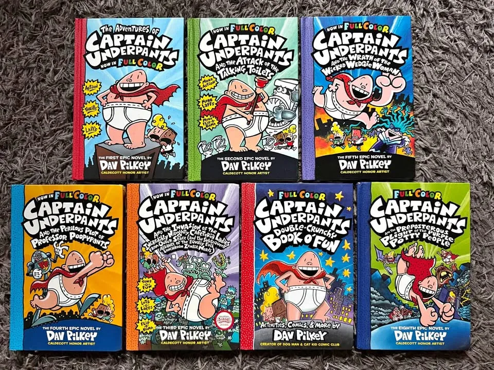 Captain Underpants Hardcover Color Books