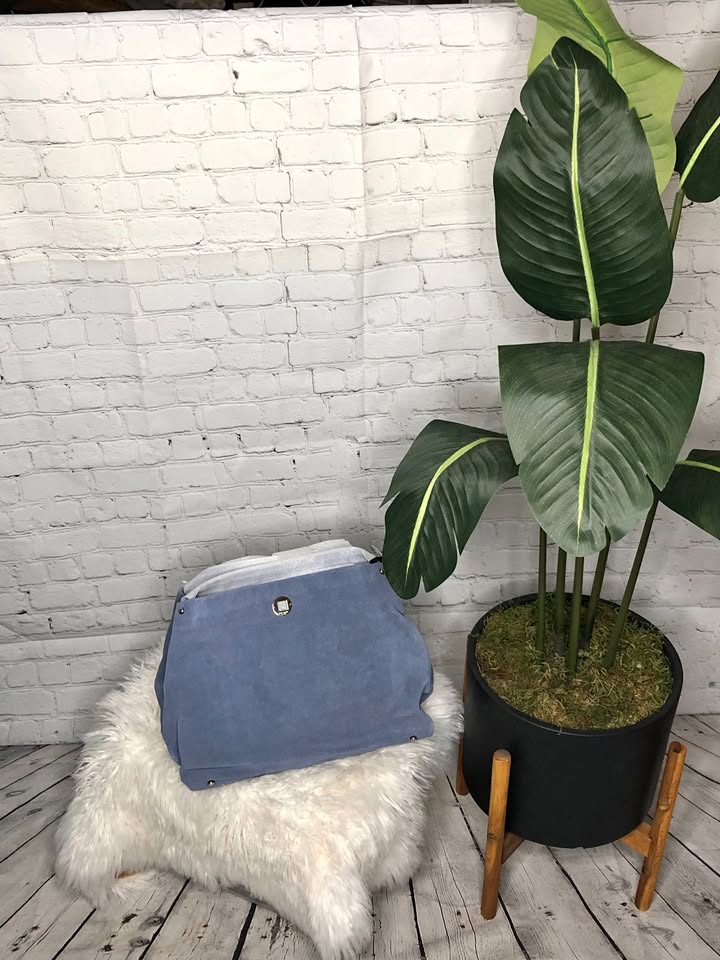 kate spade Stardust Suede Willa - Blue OBO