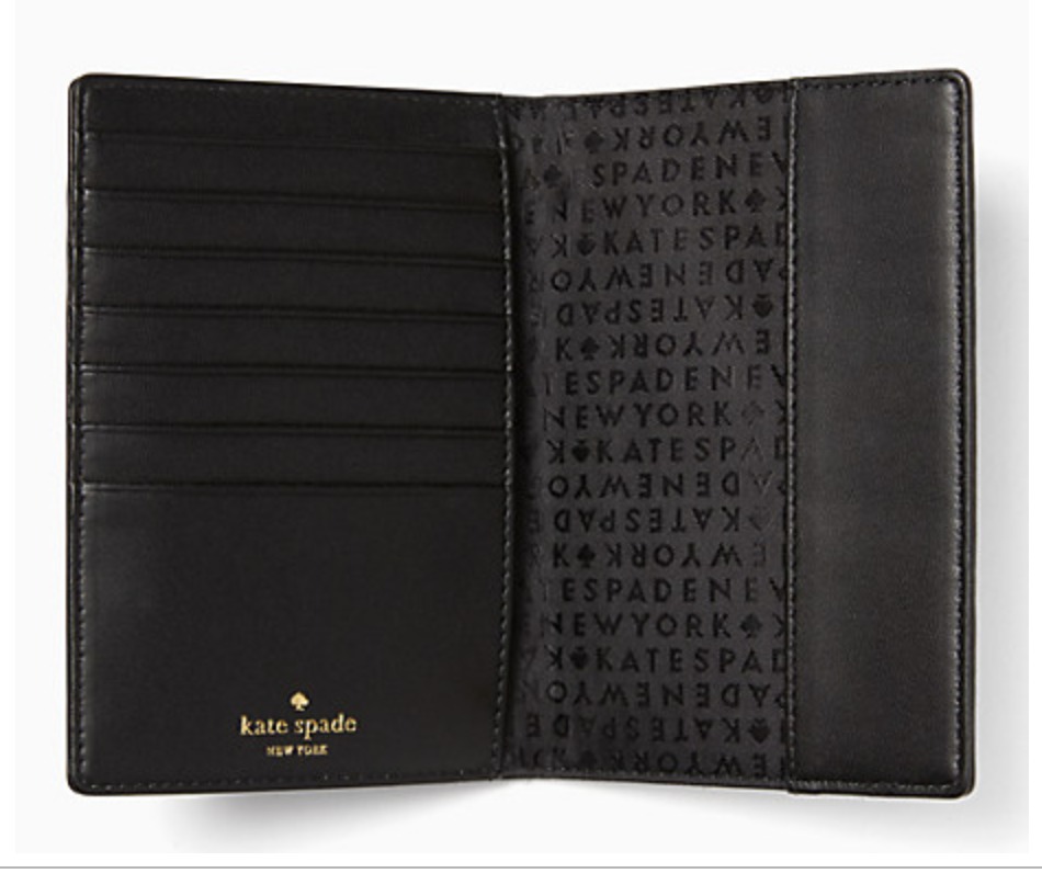 kate spade Grove Street Imogene Passport Holder - Black OBO - photo 3