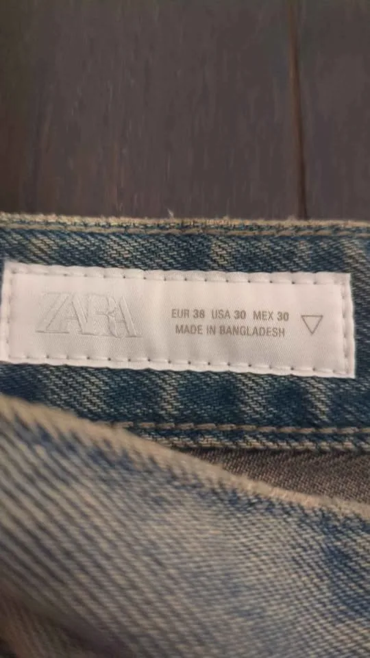 Zara Blue Baggy Jeans image indicator(5)