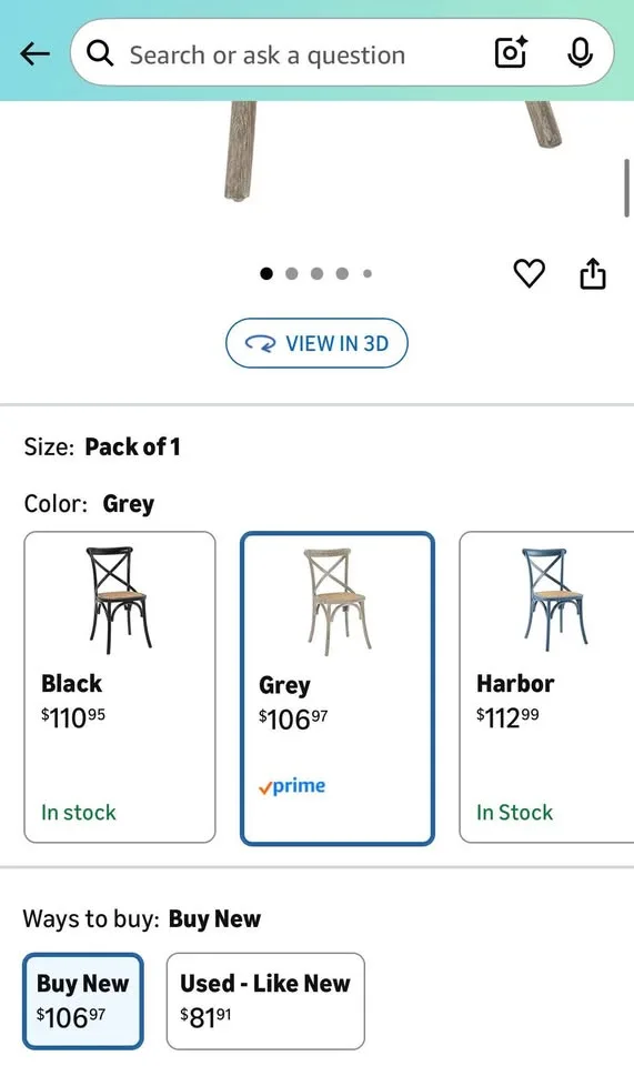 Table chair image indicator(2)
