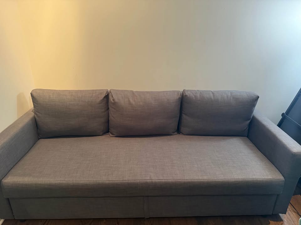 Dark Gray Ikea Sleeper Sofa - photo 2