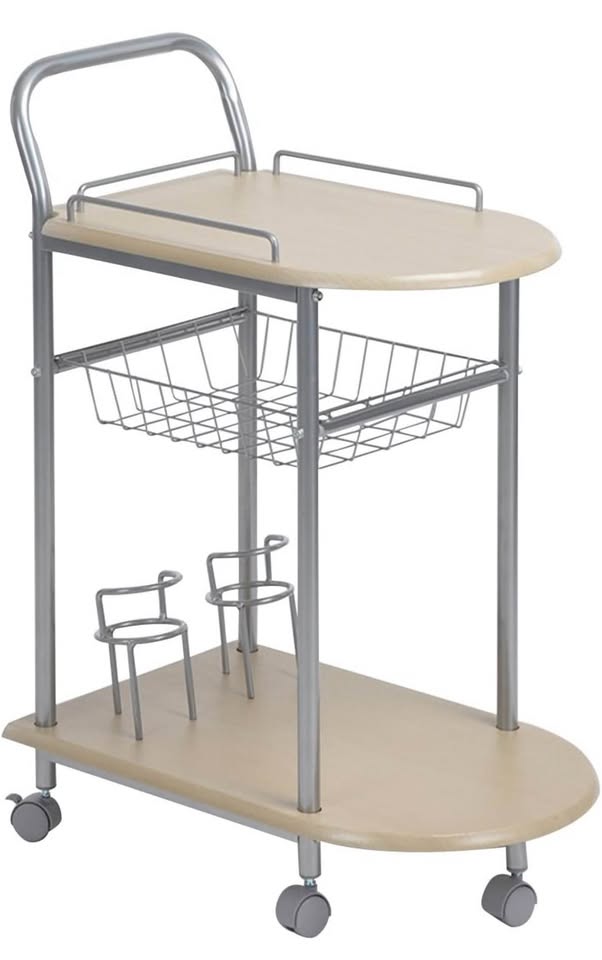 Bar Cart On Wheels, Light Easy to Move - photo 2