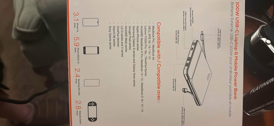 Koppler 100 w power bank - photo 2