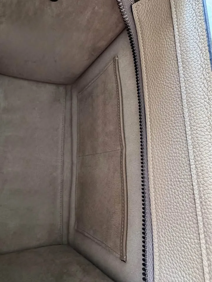 New Celine Micro Luggage Bag with Receipt image indicator(8)