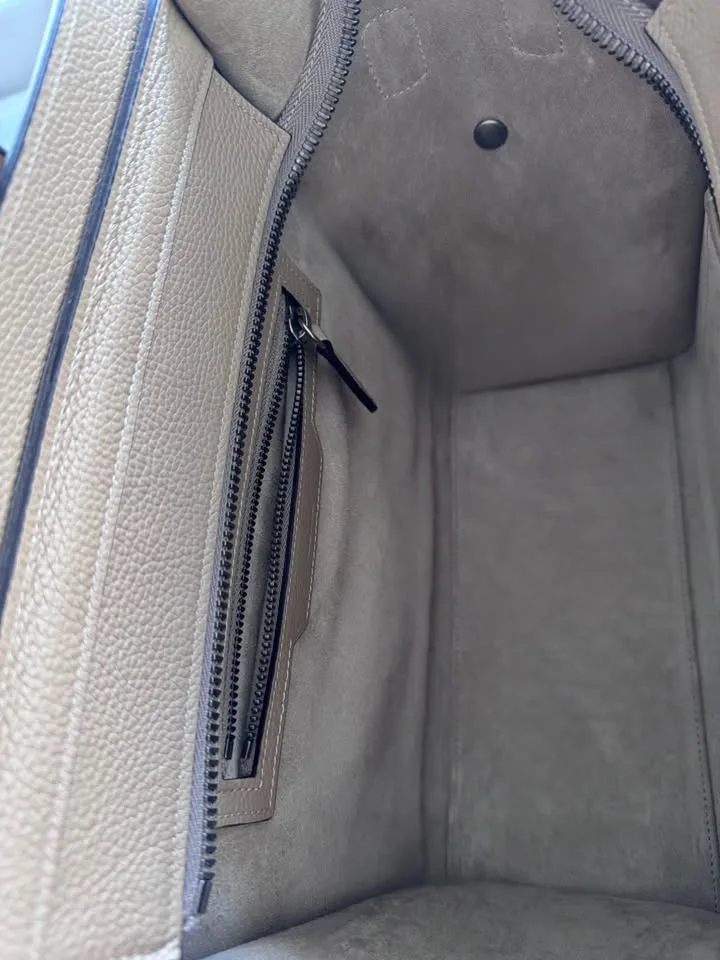 New Celine Micro Luggage Bag with Receipt image indicator(9)