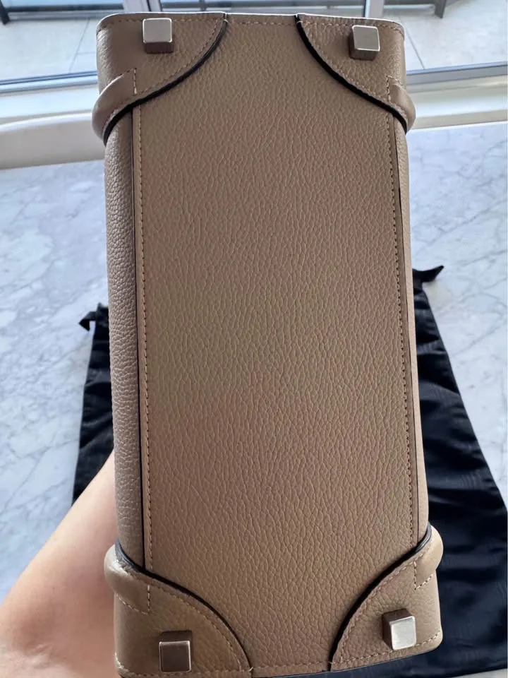 New Celine Micro Luggage Bag with Receipt image indicator(10)