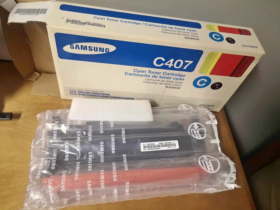 Cyan Ink - New Laser Printer Toner Cartridge ~ Samsung thumbnail