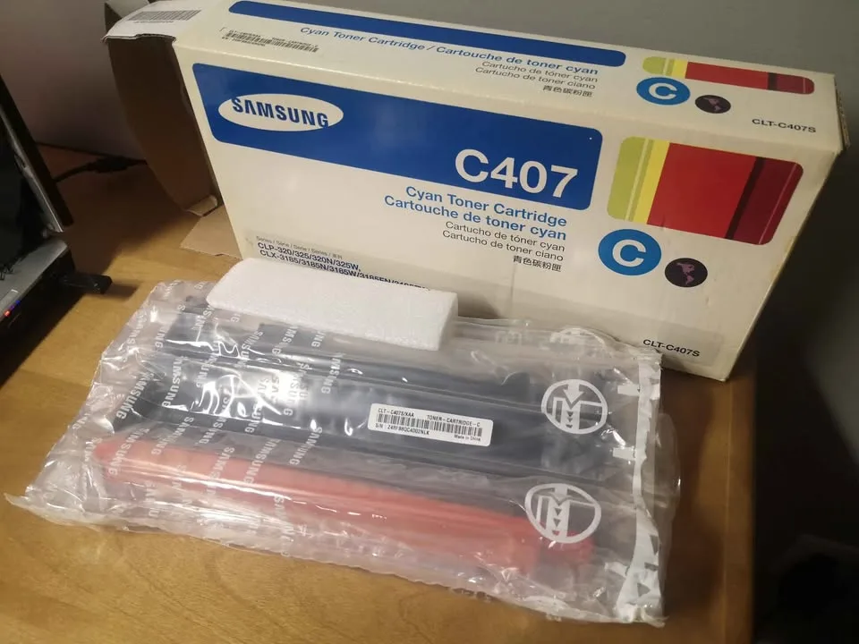 Cyan Ink - New Laser Printer Toner Cartridge ~ Samsung image indicator(2)