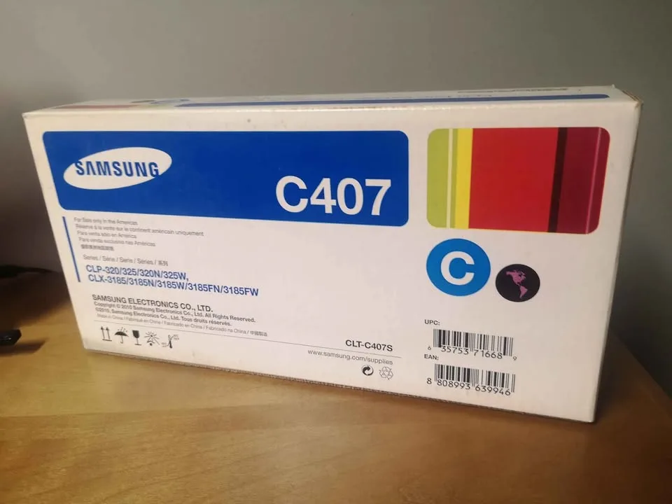 Cyan Ink - New Laser Printer Toner Cartridge ~ Samsung image indicator(3)