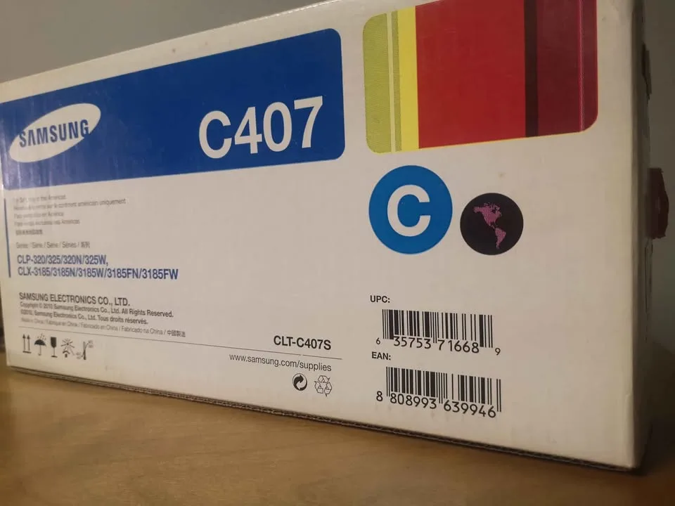 Cyan Ink - New Laser Printer Toner Cartridge ~ Samsung image indicator(5)