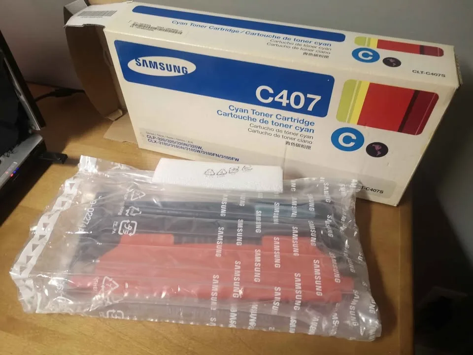 Cyan Ink - New Laser Printer Toner Cartridge ~ Samsung image indicator(9)