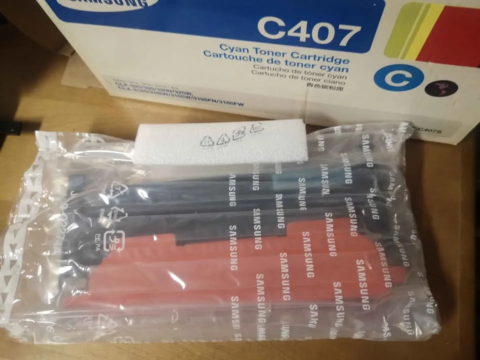 Cyan Ink - New Laser Printer Toner Cartridge ~ Samsung image indicator(10)