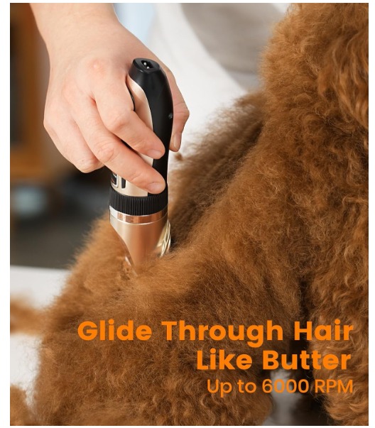 oneisall Dog Clippers and Paw Trimmer Kit 2 in 1 Low Noise Cordl - photo 3