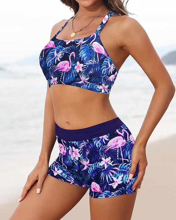 *NEW* Aqua Eve Swim Bra & Shorts (M) - photo 3