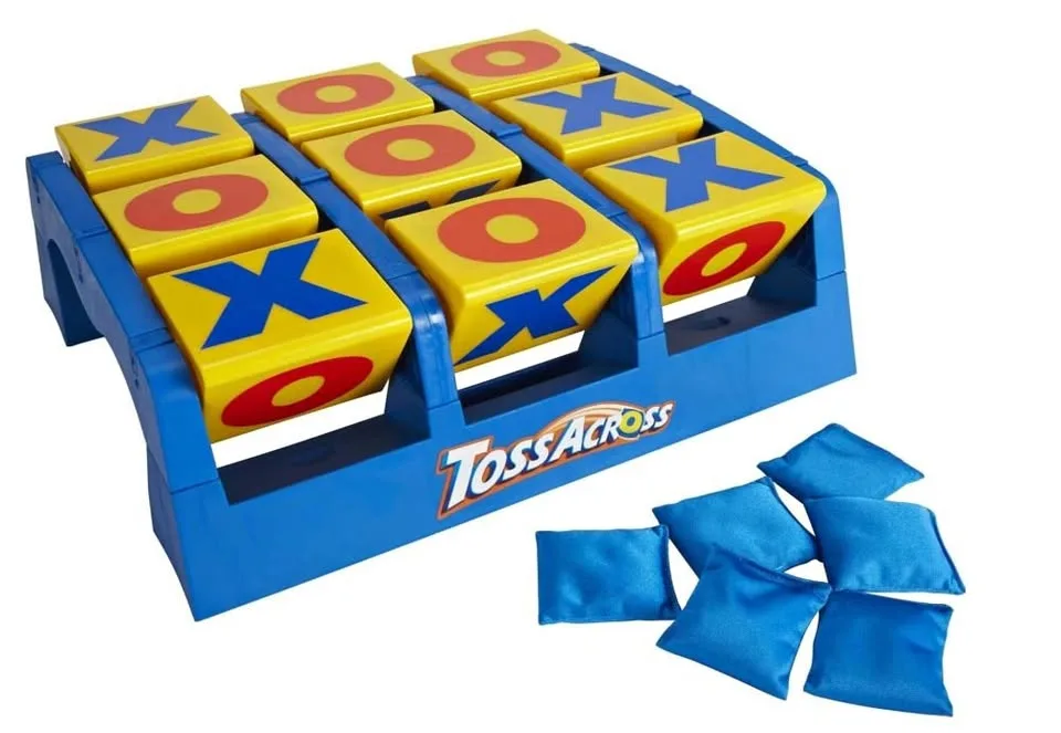 Toss Across Game, Tic Tac Toe Outdoor Game, Original Bean Bag To