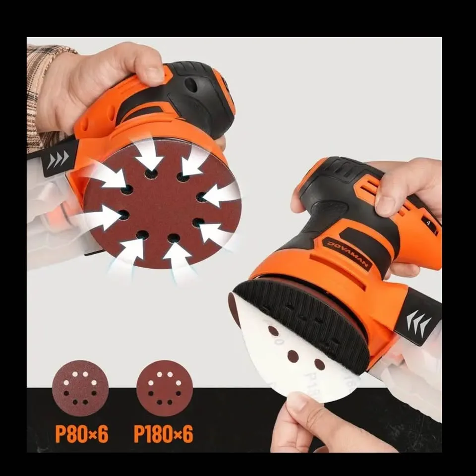 Orbital Sander, 6 Variable Speeds, Up to 13000 rpm image indicator(3)