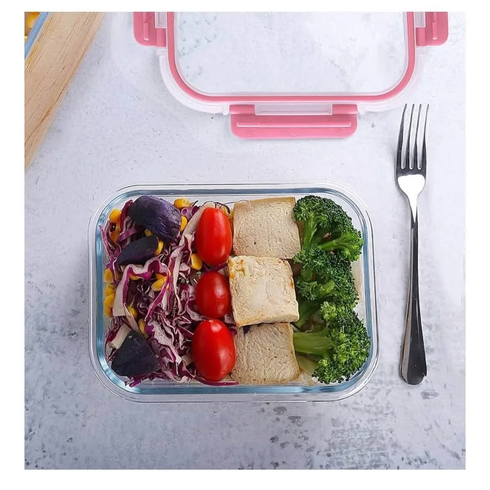 12pcs Leakproof Glass Containers TOP QUALITY 🔥 DURABLE! image indicator(8)