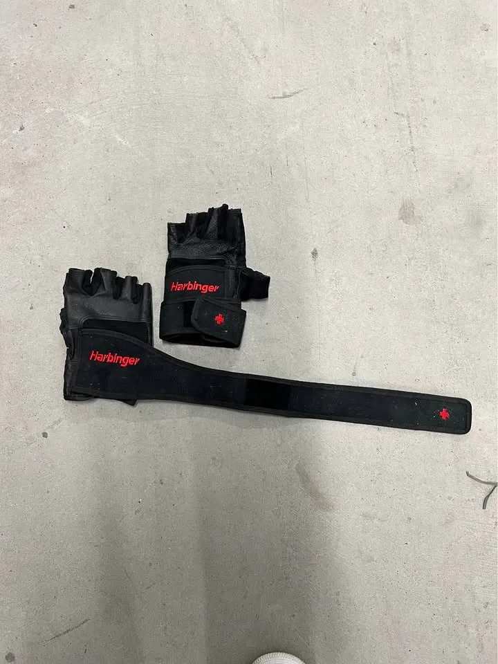 Harbinger Pro Wrist wrap Glove gym , weight lifting