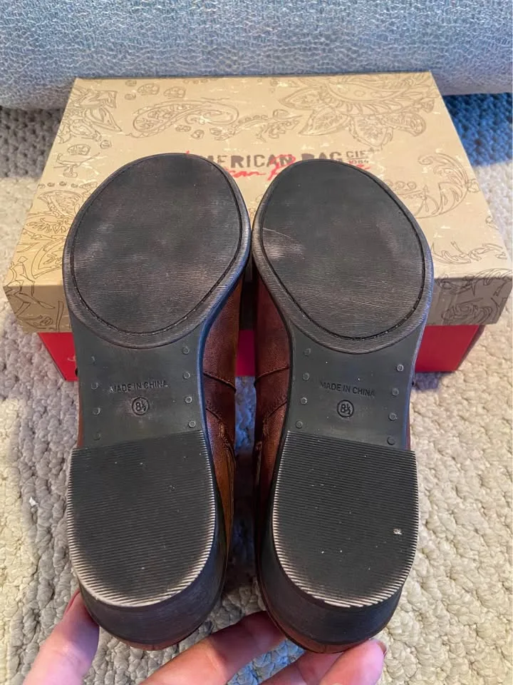 Women’s American Rag Edee Ankle Booties, in Chocolate, size 8.5 image indicator(7)