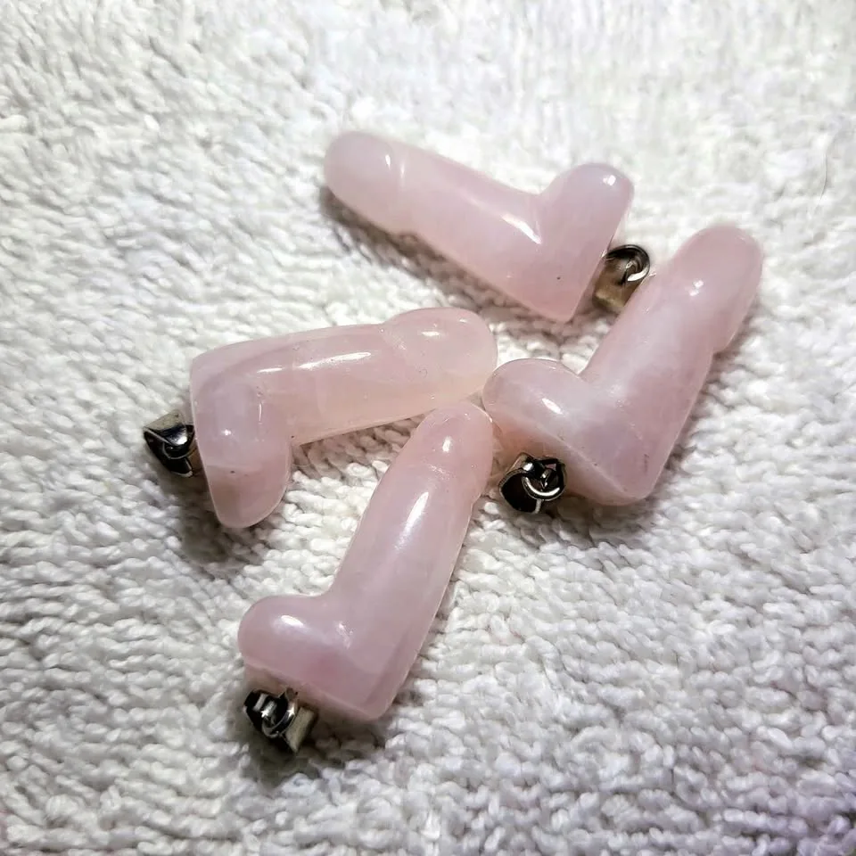 Rose Quartz crystal Pendants image indicator(2)