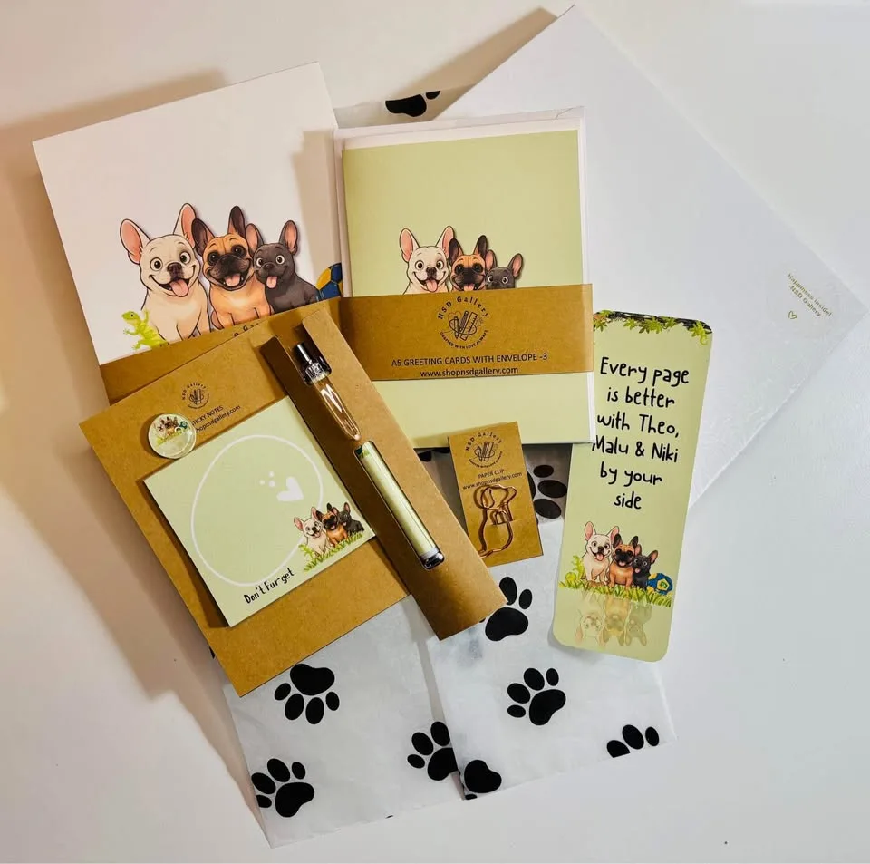 Custom Pet Stationery Sets - Bulk - Christmas image indicator(4)