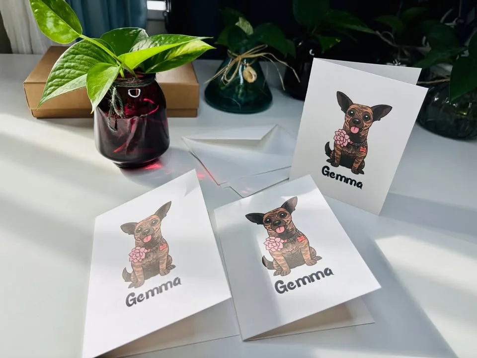 Custom Pet Stationery Set - Your Dog, Your Desk, Your Vibe image indicator(4)