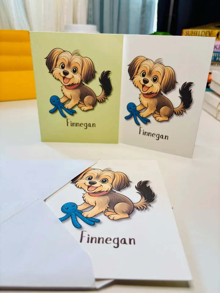 Custom Pet Stationery Set - Your Dog, Your Desk, Your Vibe image indicator(8)