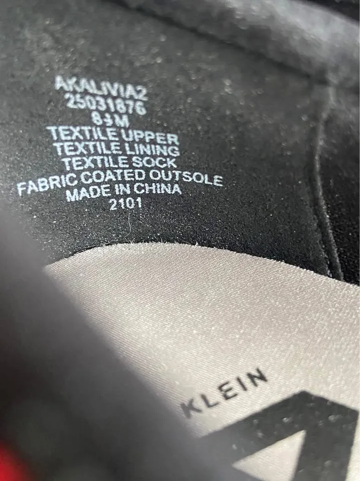 Women’s Anne Klein-Sport Alivia Red Plaid Flats, size 8.5 image indicator(10)