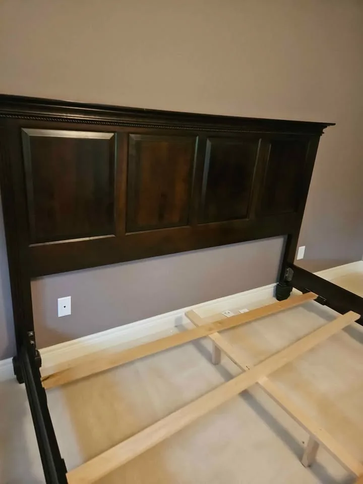 🥕REDUCED! Florentino Solid Wood King Bed image indicator(3)