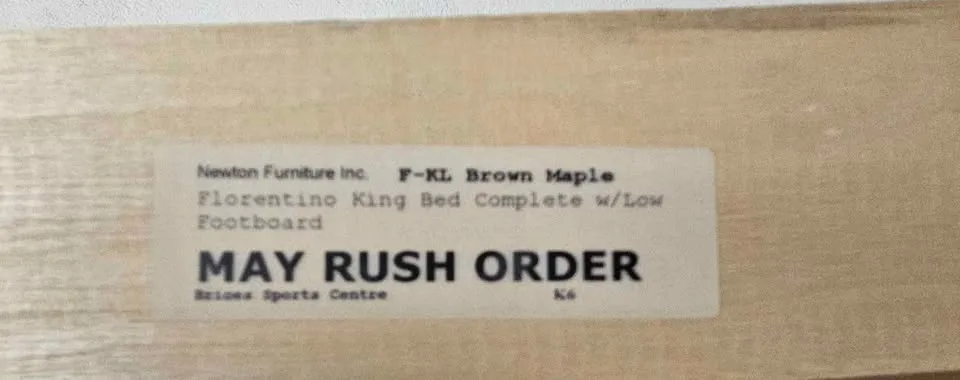 🥕REDUCED! Florentino Solid Wood King Bed image indicator(10)