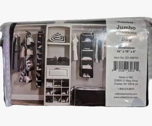 Underbed Jumbo Storage Bags - Set of 2 ' New - photo 4