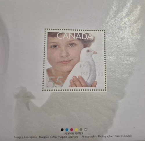 Canada Post 1999-2000 Millenium Silver Coin and Stamp Set - photo 2